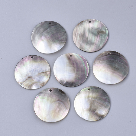 Black Lip Shell Pendants X-SSHEL-S251-36E-1