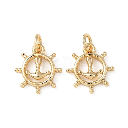 Brass Pendants KK-C143-22G-1