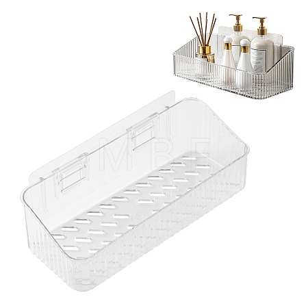 Rectangle Acrylic Wall Mounted Holders for Bathroom AJEW-FZC0003-02A-1