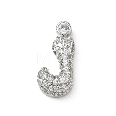 Brass Micro Pave Cubic Zirconia Pendants KK-A300-02P-J-1