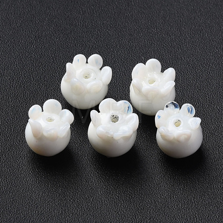 Handmade Bumpy Lampwork Beads LAMP-T017-16B-1