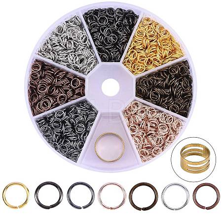 210g Iron Close but Open Jump Rings IFIN-SZ0001-25-1