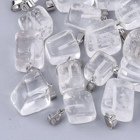 Watermelon Stone Glass Pendants G-Q996-33-1
