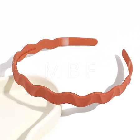 Plastic Wavy Hair Bands for Girls Women PW-WG53FC4-07-1