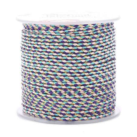 4-Ply Polycotton Cord with Metallic Thread OCOR-Z003-C07-1