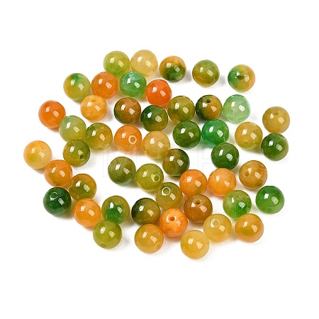 Natural Myanmar Jade Dyed Beads G-D364-11A-1