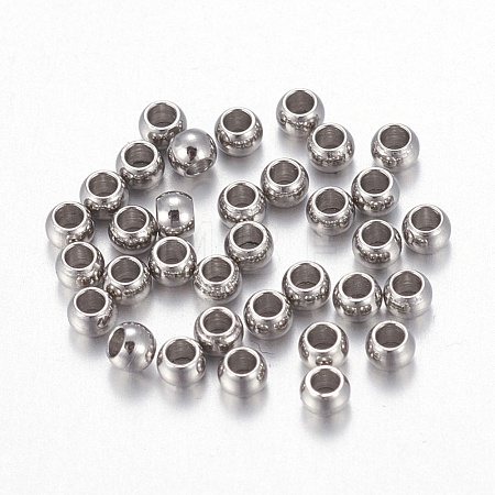 Tarnish Resistant 202 Stainless Steel Beads X-STAS-F170-07P-B-1