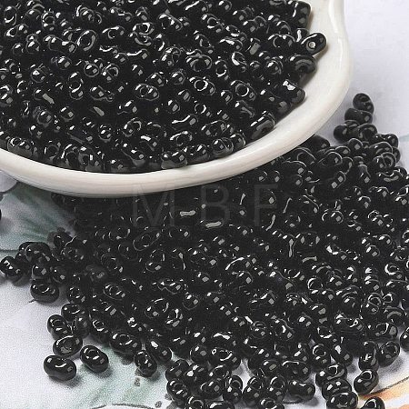 Opaque Glass Seed Beads SEED-K009-06B-01-1