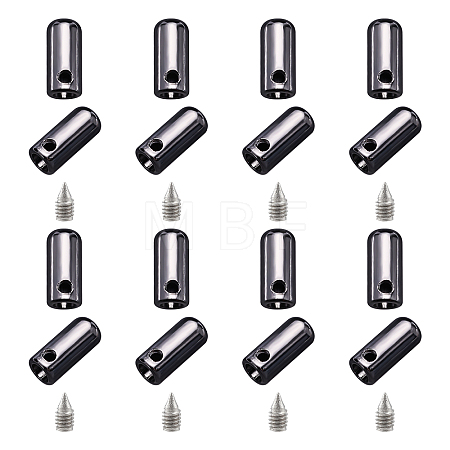 Zinc Alloy End Caps FIND-PH0001-48B-1