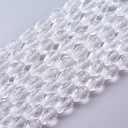 Glass Beads Strands LS-GLAA-R024-11x8mm-12-1