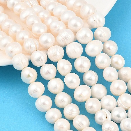Natural Cultured Freshwater Pearl Beads Strands PEAR-D003-01C-05-1