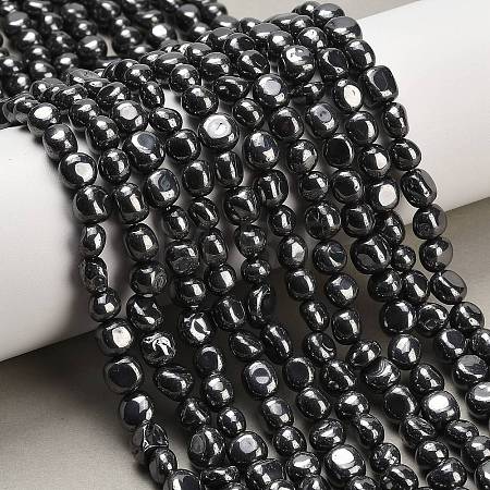 Synthetic Terahertz Stone Beads Strands G-K395-A13-01-1