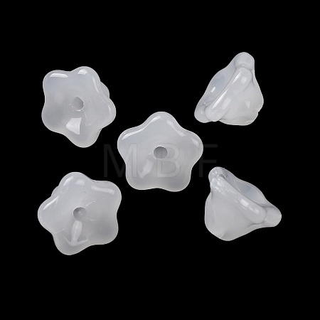 Baking Paint Transparent Glass Beads GLAA-T025-81C-01-1