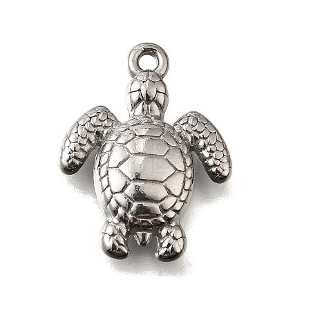 304 Stainless Steel Pendants STAS-C119-24G-P-1