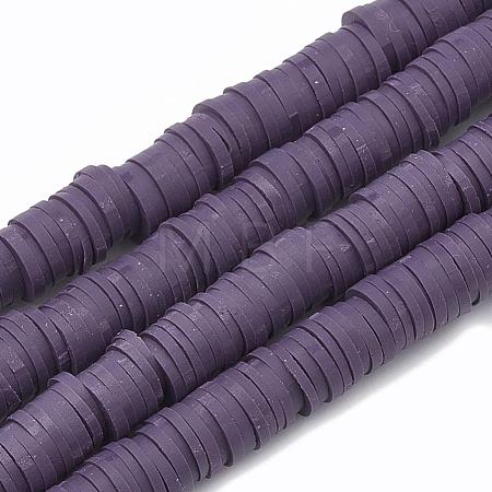 Handmade Polymer Clay Beads X-CLAY-R067-6.0mm-04-1