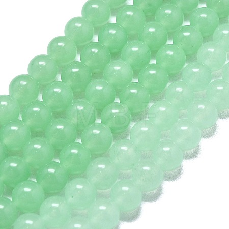 Natural Malaysia Jade Beads Strands G-L645-C01-8mm-12-1