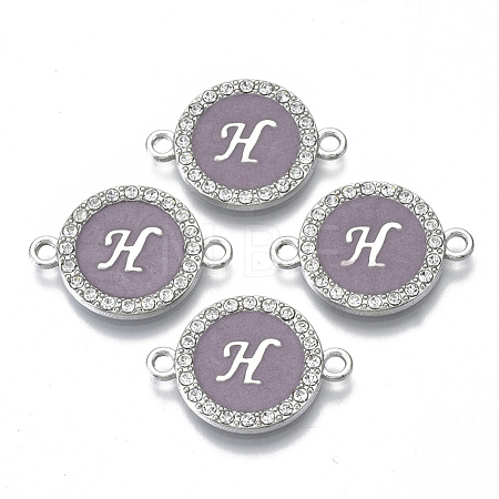 Alloy Enamel Links Connectors ENAM-TAC0003-01S-01H-1