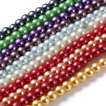 Glass Pearl Beads Strands HYC001-1