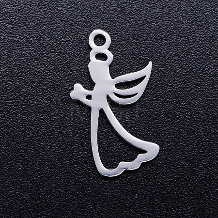 Non-Tarnish 304 Stainless Steel Hollow Pendants A-STAS-Q201-JN312-1-1