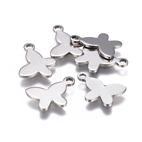 201 Stainless Steel Stamping Blank Tag Charms X-STAS-F207-24P-1