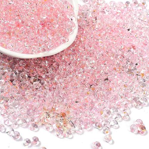 6/0 Spray Paint Glass Seed Beads SEED-H003-11D-1