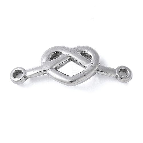 304 Stainless Steel Connector Charms STAS-E548-08P-1