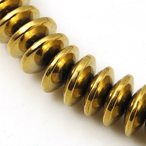 Non-magnetic Synthetic Hematite Beads Strands G-E165-2A-1