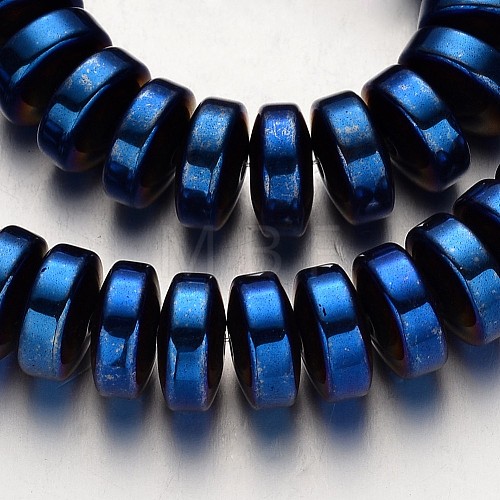 Electroplate Non-magnetic Synthetic Hematite Beads Strands G-F300-16-05-1