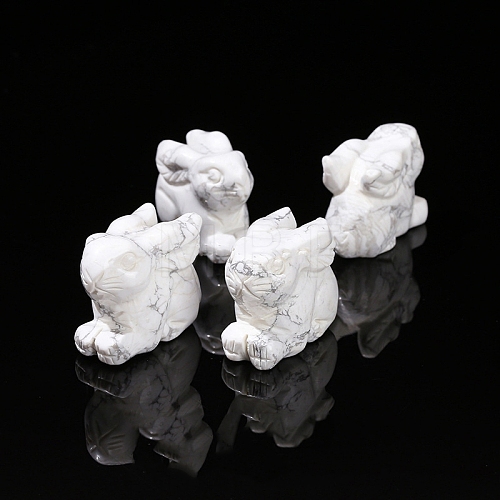 Natural Howlite Display Decorations PW-WG14A90-15-1