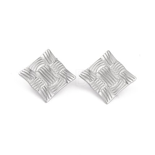 Non-Tarnish 304 Stainless Steel Stud Earrings for Women EJEW-A049-05P-1