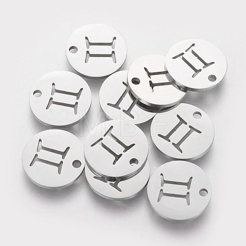 Non-Tarnish 304 Stainless Steel Charms STAS-Q201-T095-3-1