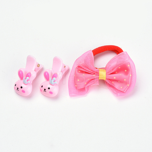 Lovely Bunny Kids Hair Accessories Sets OHAR-S193-19-1