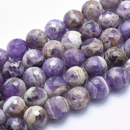 Natural Amethyst Beads Strands G-K256-52-12mm-1