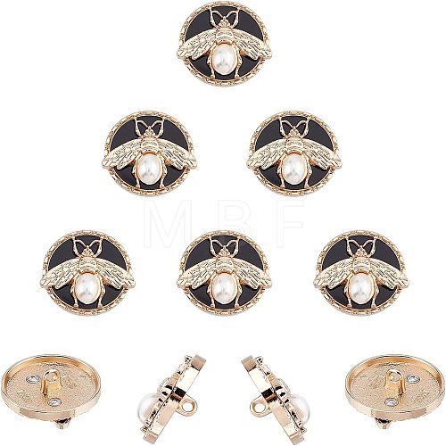  10Pcs Alloy Enamel Button FIND-NB0002-75-1