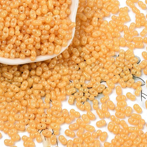 Baking Paint Glass Seed Beads SEED-L011-09A-04-1