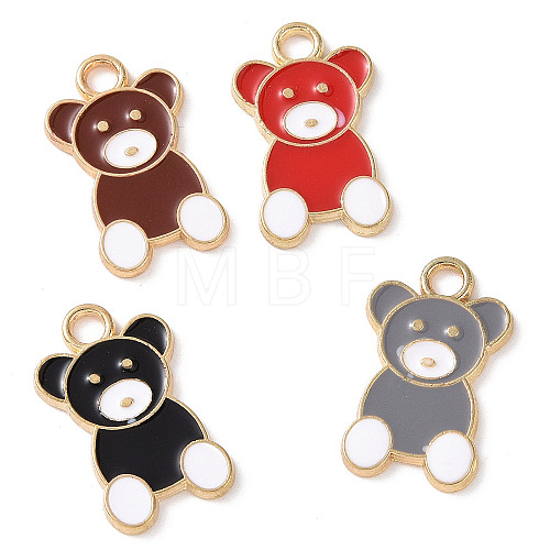 Alloy Enamel Pendants ENAM-B054-14G-1