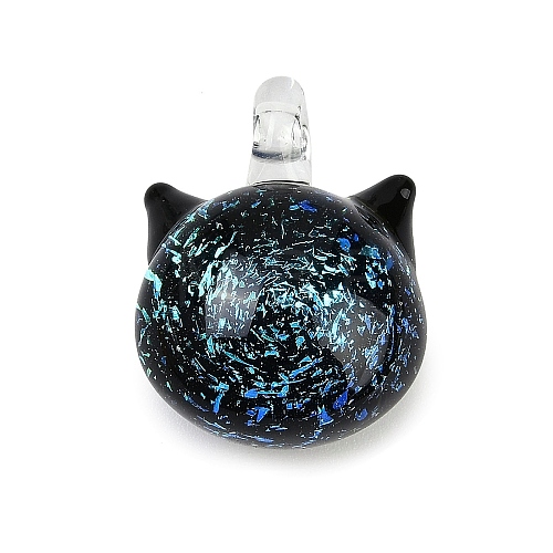 Handmade Lampwork Pendants LAMP-Q005-05A-02-1