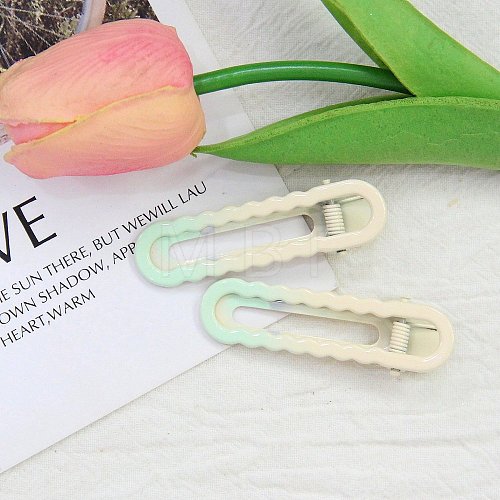 Alloy Alligator Hair Clips PW-WG5C305-06-1