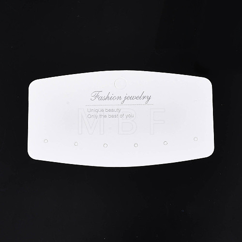 Rectangle Cardboard Jewelry Display Cards CDIS-N002-007-1