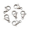 Tarnish Resistant 304 Stainless Steel Lobster Claw Clasps X-STAS-AB16-1