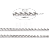 3.28 Feet 304 Stainless Steel Curb Chains X-CHS-R008-04-2