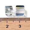 Two Tone Transparent Glass Beads GLAA-NH0001-03G-3