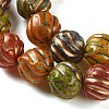 Painted Glass Bead Strands FIND-H023-09-3
