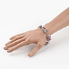 Gemstone Bracelets X-BJEW-JB02642-4