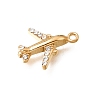 304 Stainless Steel Rhinestone Pendants STAS-E531-22G-A-2