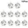 30Pcs Tibetan Style Alloy Pendants TIBEP-YW0002-22AS-1