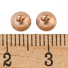 304 Stainless Steel Bead Cap Pendant Bails STAS-G224-24RG-07-3