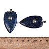 Dyed Natural Lapis Lazuli Pendants G-Q601-47C-3