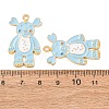 Alloy Enamel Pendants AL-CBA5FAE-02G-F-2