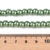 Baking Painted Pearlized Glass Pearl Round Bead Strands HY-Q003-6mm-49-A-2